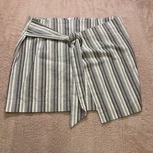 Say What? Black and White Striped Fabric